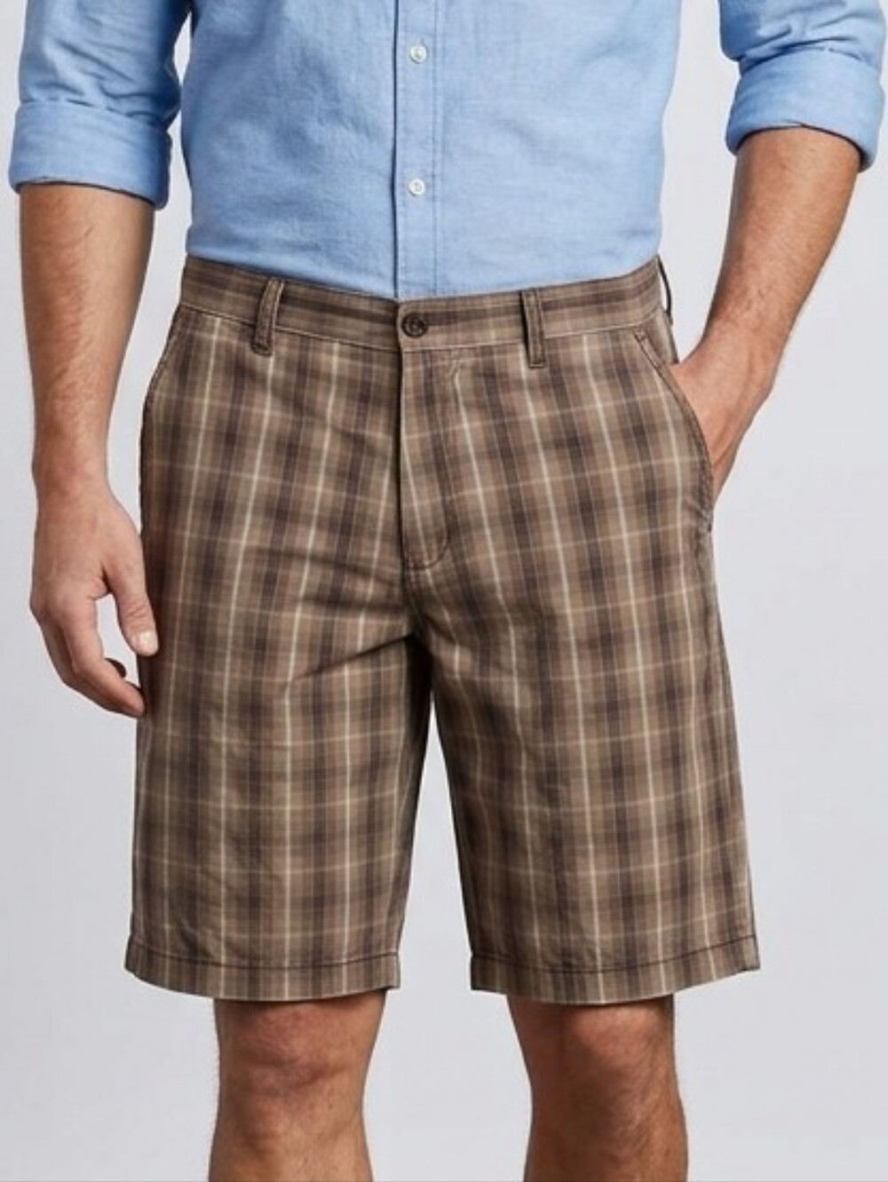 Weatherproof Shorts Plaid Size 36